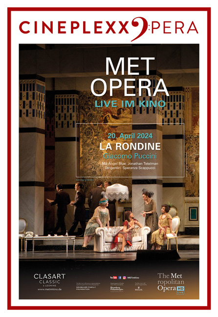La rondine (Opera), NY MET, 2024 Poster