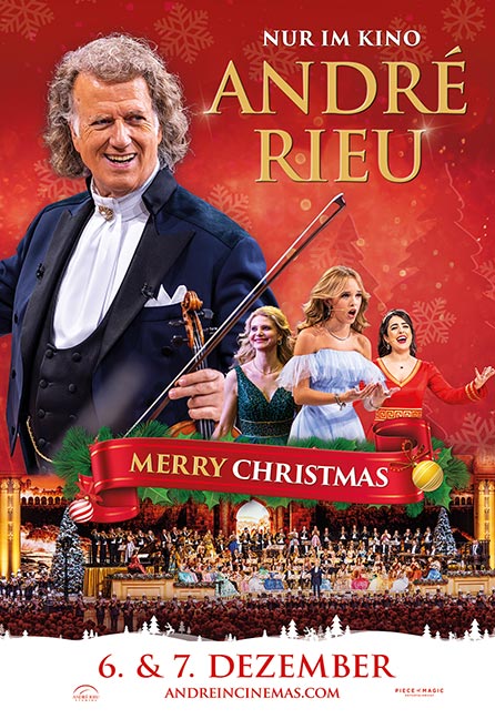 André Rieus Weihnachtskonzert 2025: Merry Christmas Poster