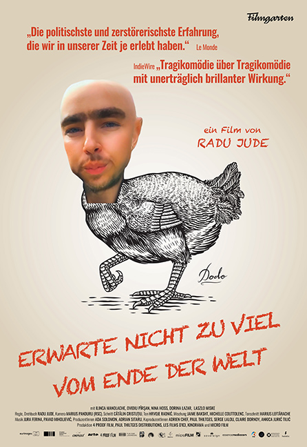 Filmplakat Erwarte nicht zu viel vom Ende der Welt
