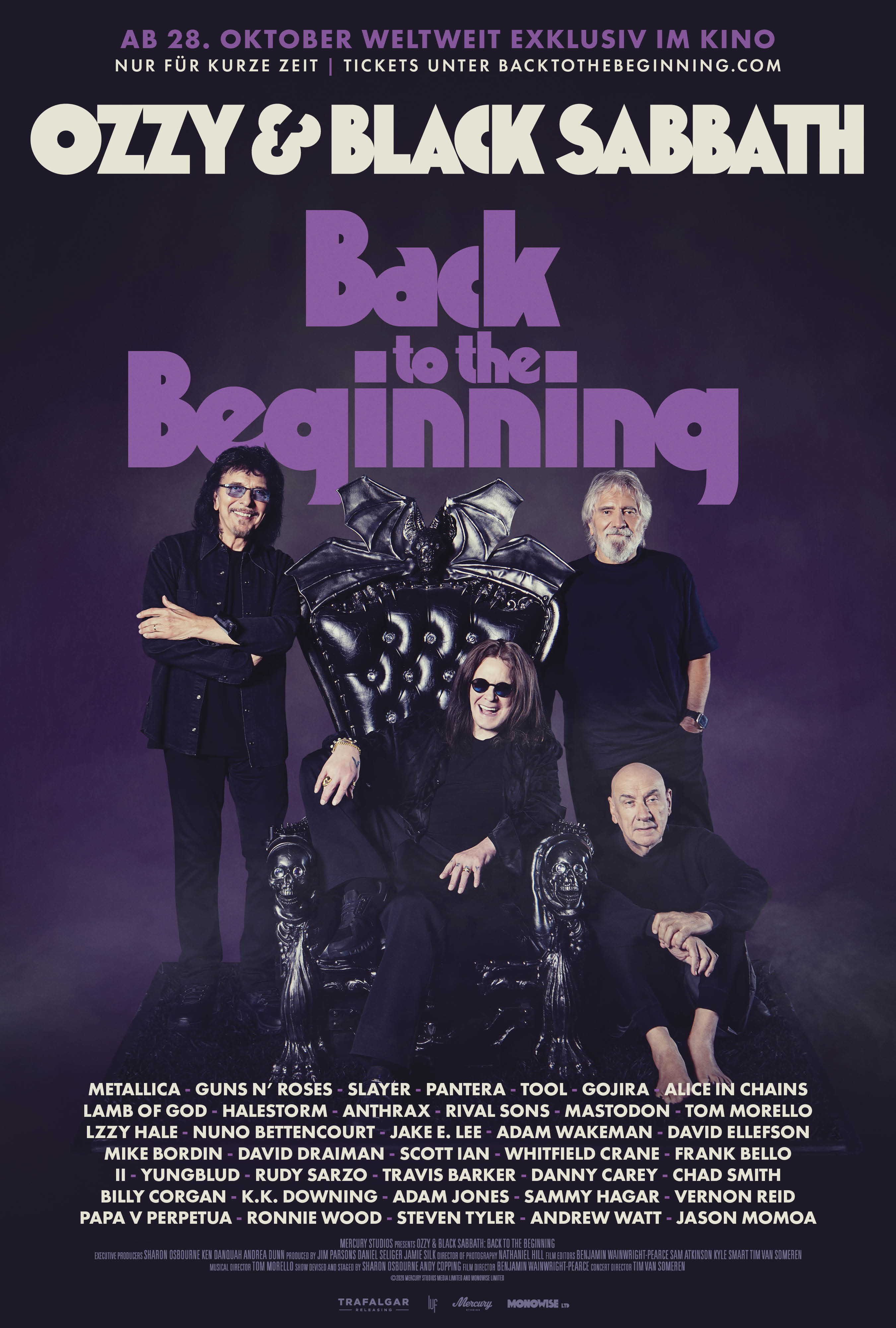 Filmplakat Ozzy & Black Sabbath: Back to the Beginning