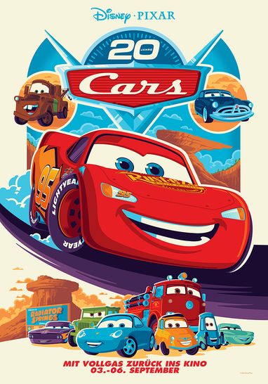 Filmplakat Cars (20th Anniversary)