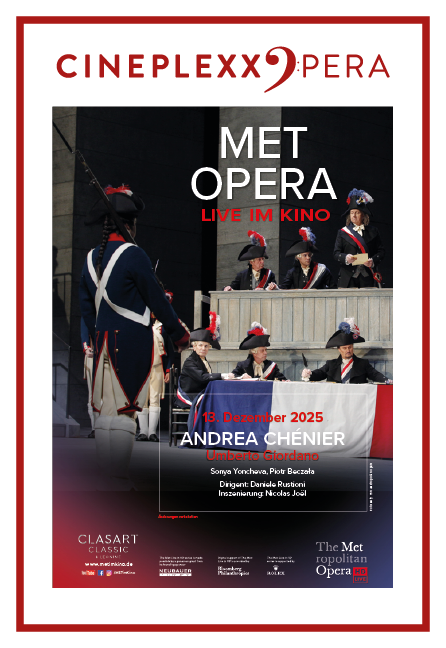 Andrea Chénier (Opera), NY MET, 2025 Poster