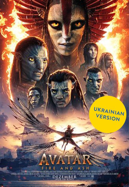 Avatar: Vohoń i Popil (Avatar: Fire and Ash) - Ukrainische Fassung Poster